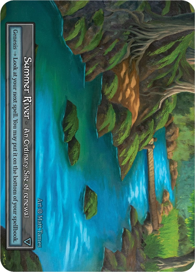 Image for Summer River (Foil) (Alpha) - Sorcery: Contested Realm