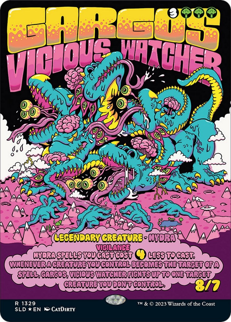 Image for Gargos, Vicious Watcher (Secret Lair Drop Series) (1329) - Magic: The Gathering