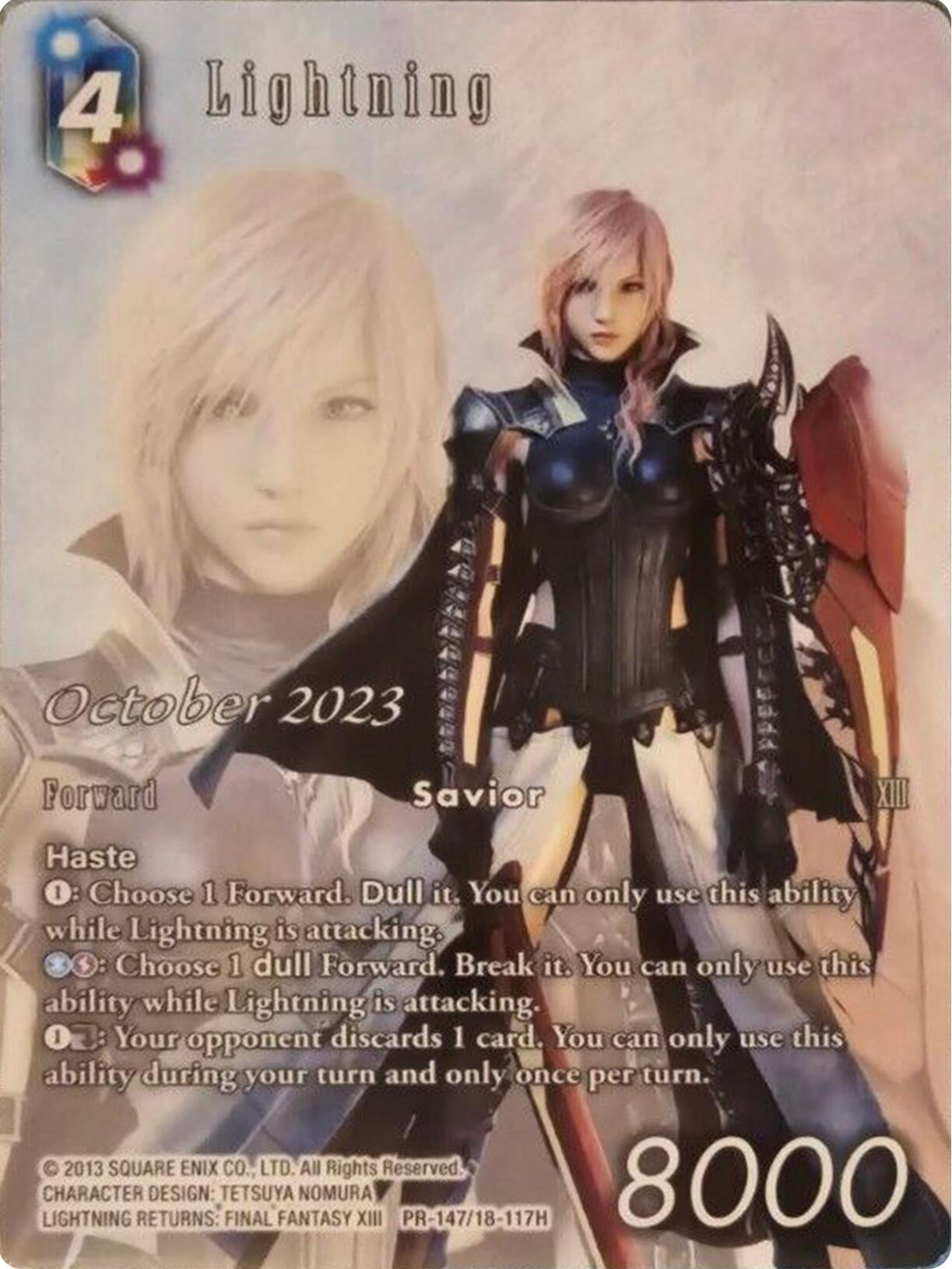 Image for Lightning (October 2023) (FF: Promo Cards) (PR-147/18-117H) - Final Fantasy TCG