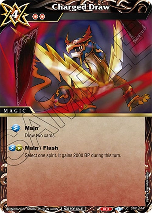 Image for Charged Draw (Sealed Event Promotion Pack) (Battle Spirits Saga Promo Cards) (ST01-014) - Battle Spirits Saga