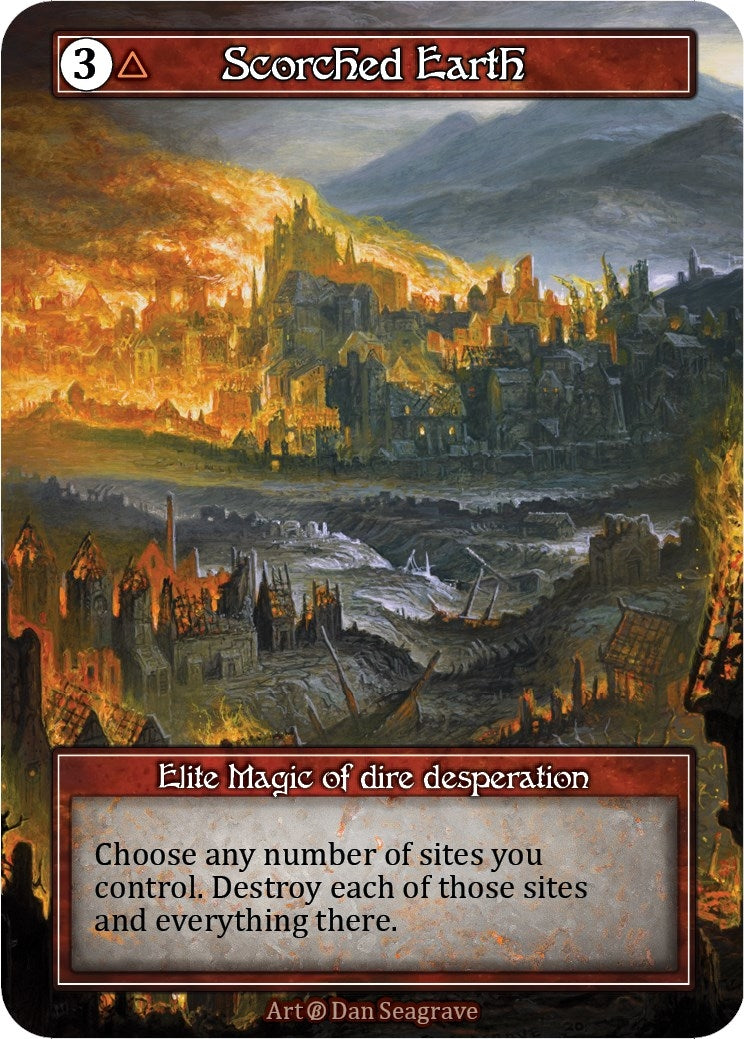 Image for Scorched Earth (Foil) (Beta) - Sorcery: Contested Realm