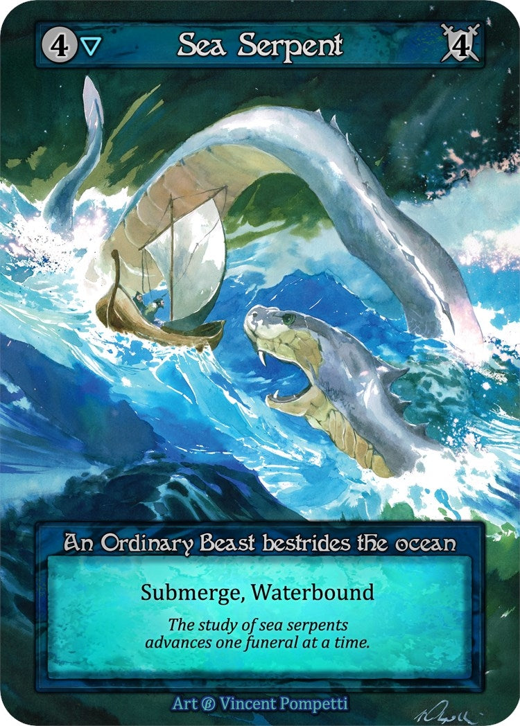 Image for Sea Serpent (Beta) - Sorcery: Contested Realm