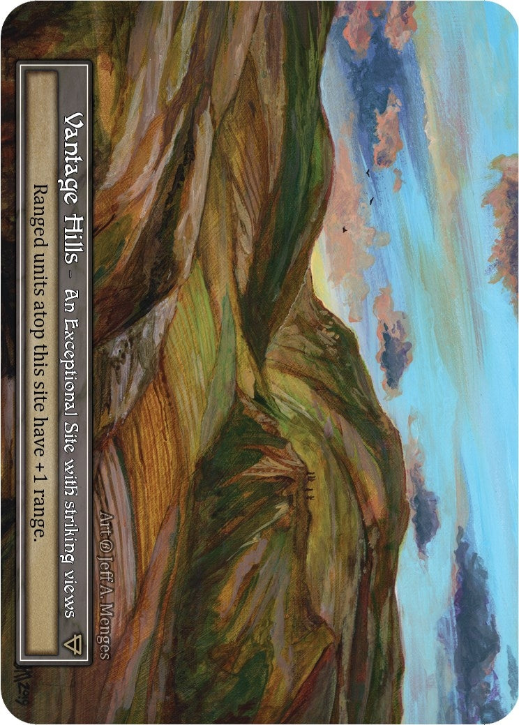 Image for Vantage Hills (Foil) (Beta) - Sorcery: Contested Realm