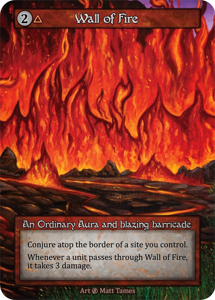 Image for Wall of Fire (Beta) - Sorcery: Contested Realm