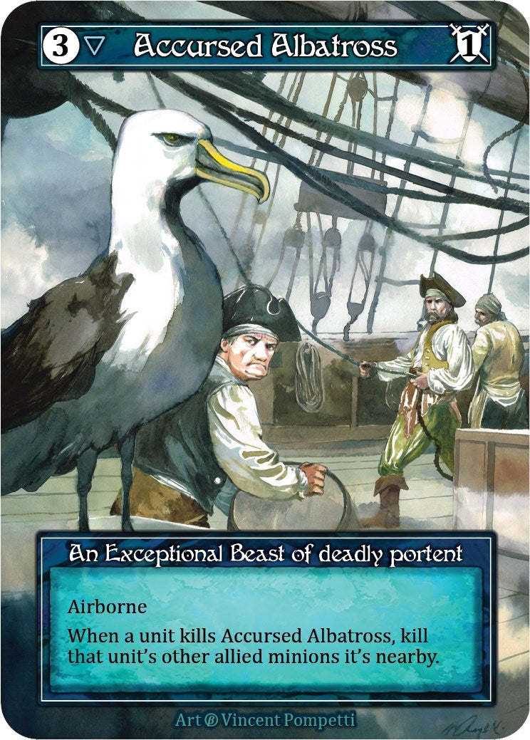 Image for Accursed Albatross (Foil) (Beta) - Sorcery: Contested Realm