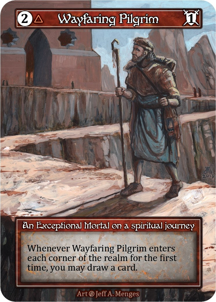 Image for Wayfaring Pilgrim (Foil) (Beta) - Sorcery: Contested Realm