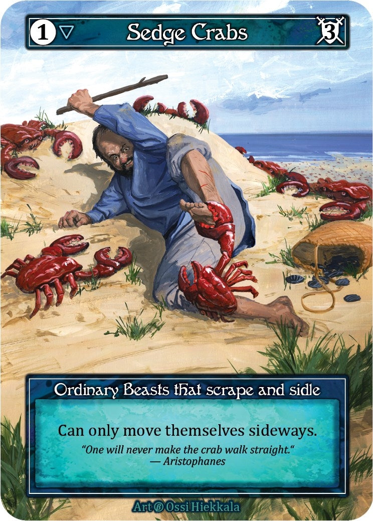 Image for Sedge Crabs (Foil) (Beta) - Sorcery: Contested Realm