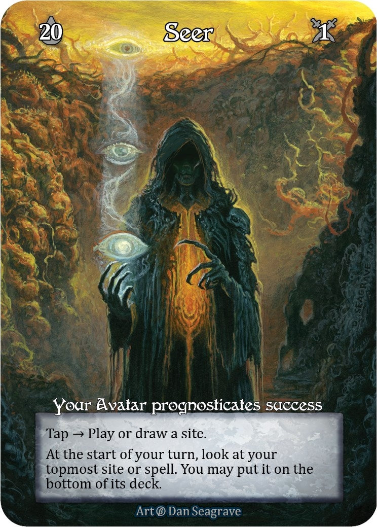 Image for Seer (Foil) (Beta) - Sorcery: Contested Realm