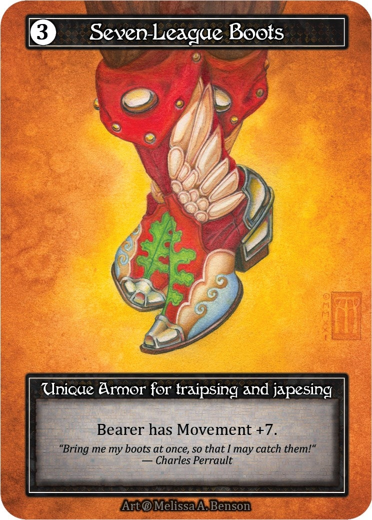 Image for Seven-League Boots (Foil) (Beta) - Sorcery: Contested Realm