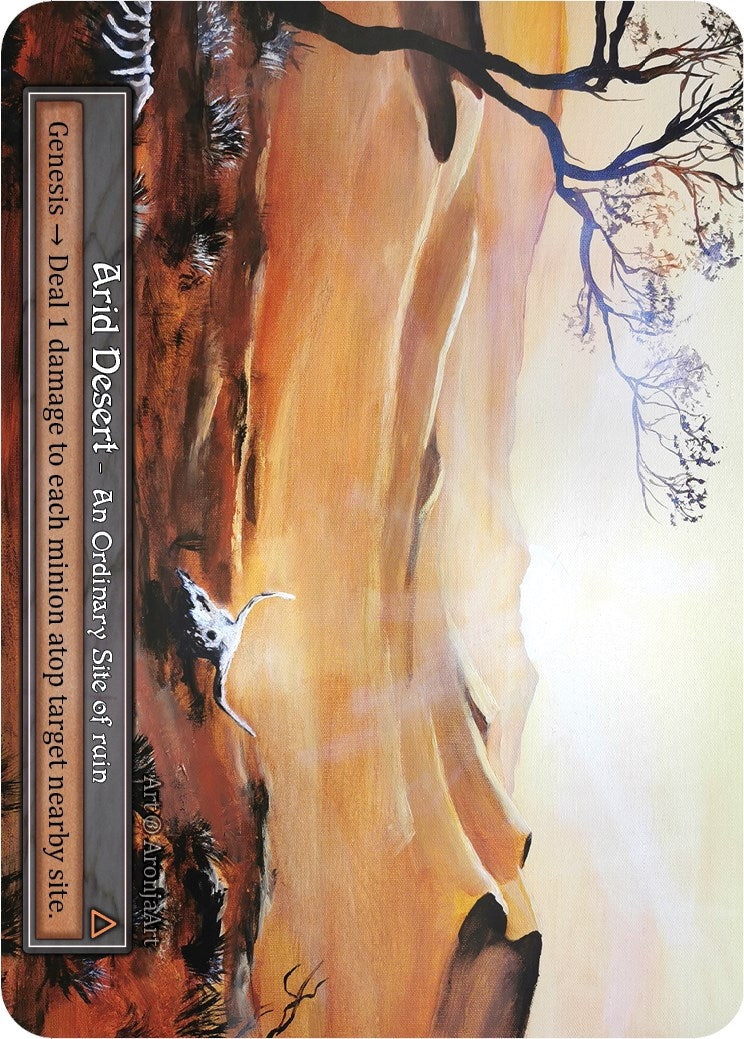 Image for Arid Desert (Foil) (Beta) - Sorcery: Contested Realm
