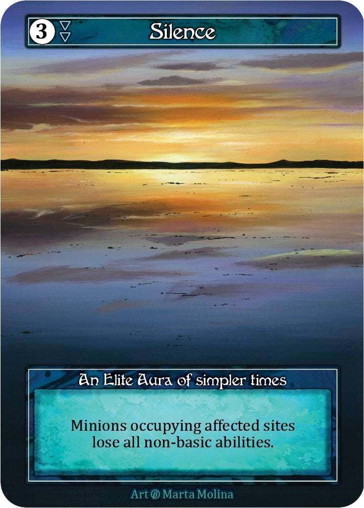Image for Silence (Foil) (Beta) - Sorcery: Contested Realm