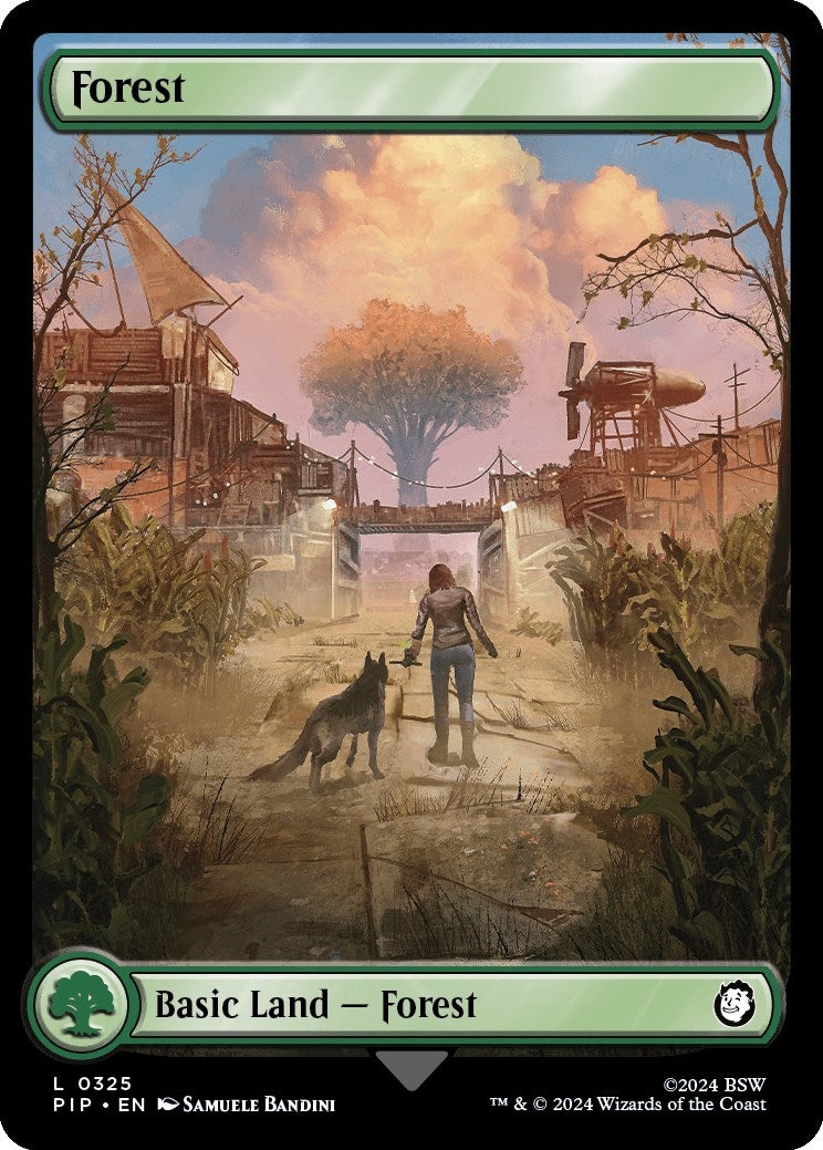 Image for Forest (0325) (Universes Beyond: Fallout) (325) - Magic: The Gathering