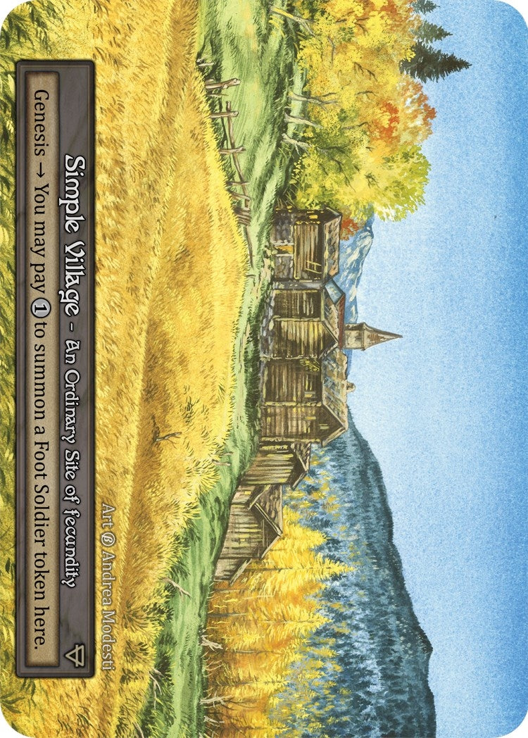 Image for Simple Village (Beta) - Sorcery: Contested Realm