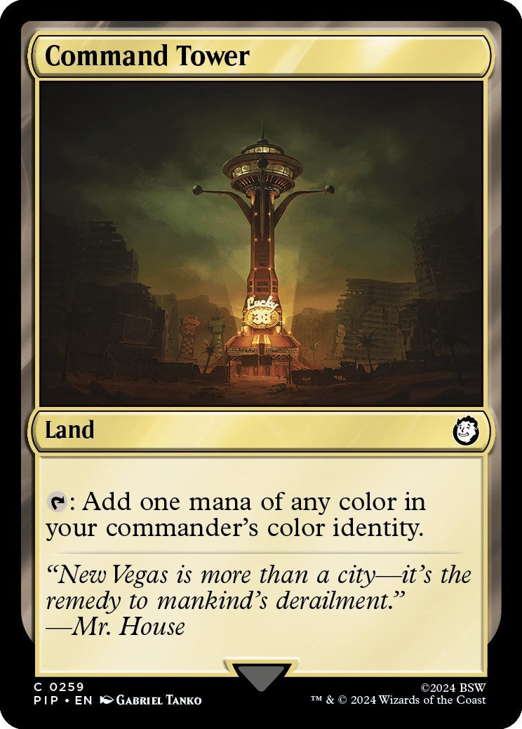 Image for Command Tower (Universes Beyond: Fallout) (259) - Magic: The Gathering