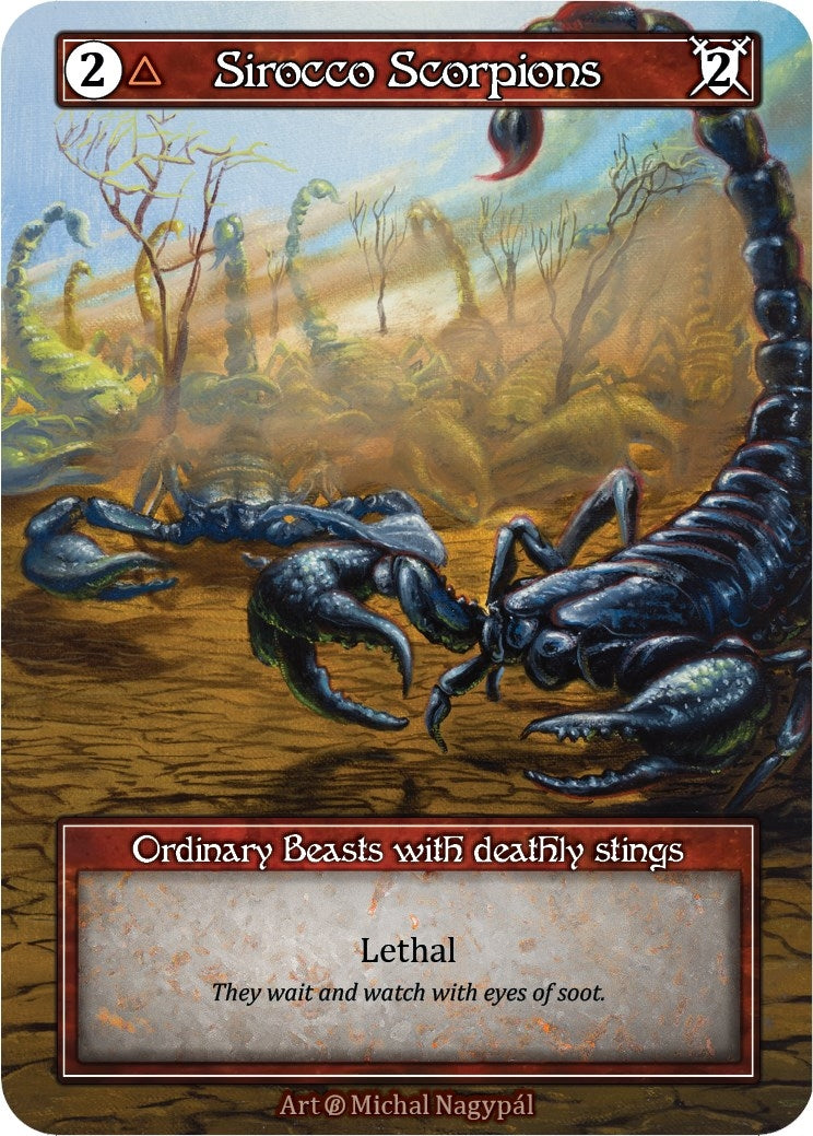 Image for Sirocco Scorpions (Foil) (Beta) - Sorcery: Contested Realm
