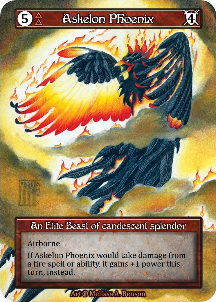Image for Askelon Phoenix (Foil) (Beta) - Sorcery: Contested Realm