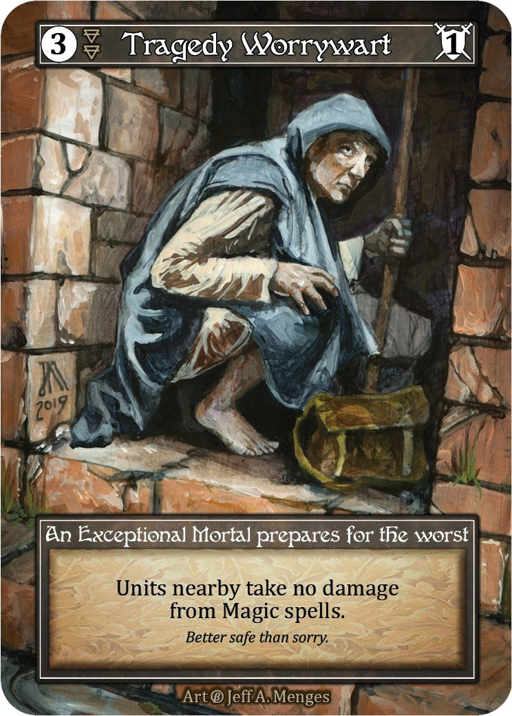 Image for Tragedy Worrywart (Foil) (Beta) - Sorcery: Contested Realm