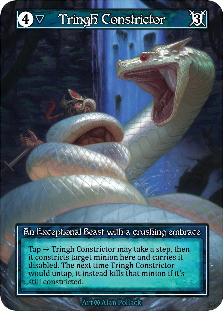 Image for Tringh Constrictor (Foil) (Beta) - Sorcery: Contested Realm