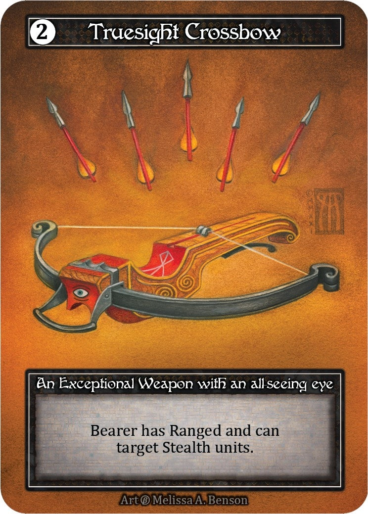 Image for Truesight Crossbow (Foil) (Beta) - Sorcery: Contested Realm