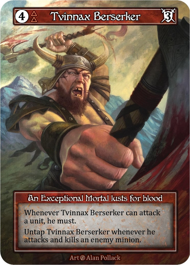 Image for Tvinnax Berserker (Foil) (Beta) - Sorcery: Contested Realm