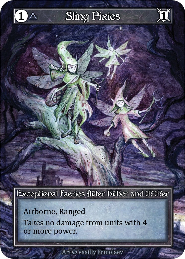 Image for Sling Pixies (Foil) (Beta) - Sorcery: Contested Realm