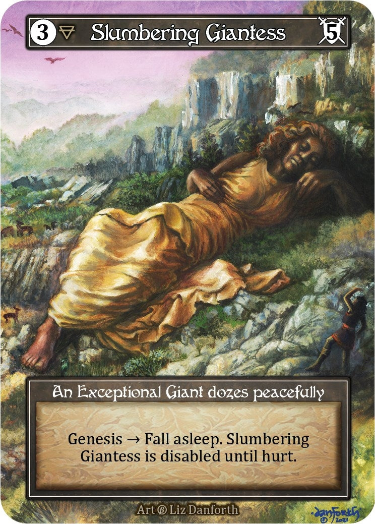 Image for Slumbering Giantess (Foil) (Beta) - Sorcery: Contested Realm