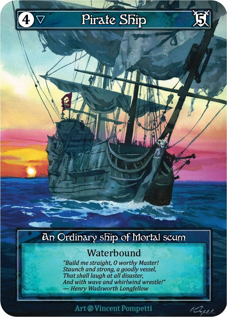 Image for Pirate Ship (Foil) (Beta) - Sorcery: Contested Realm