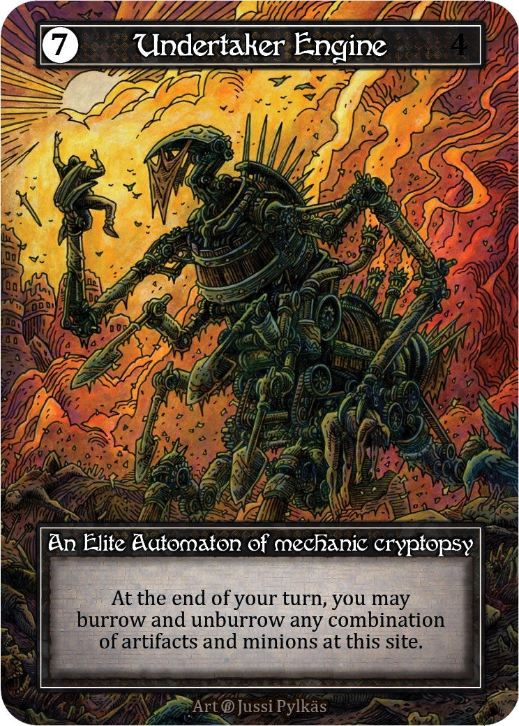 Image for Undertaker Engine (Foil) (Beta) - Sorcery: Contested Realm