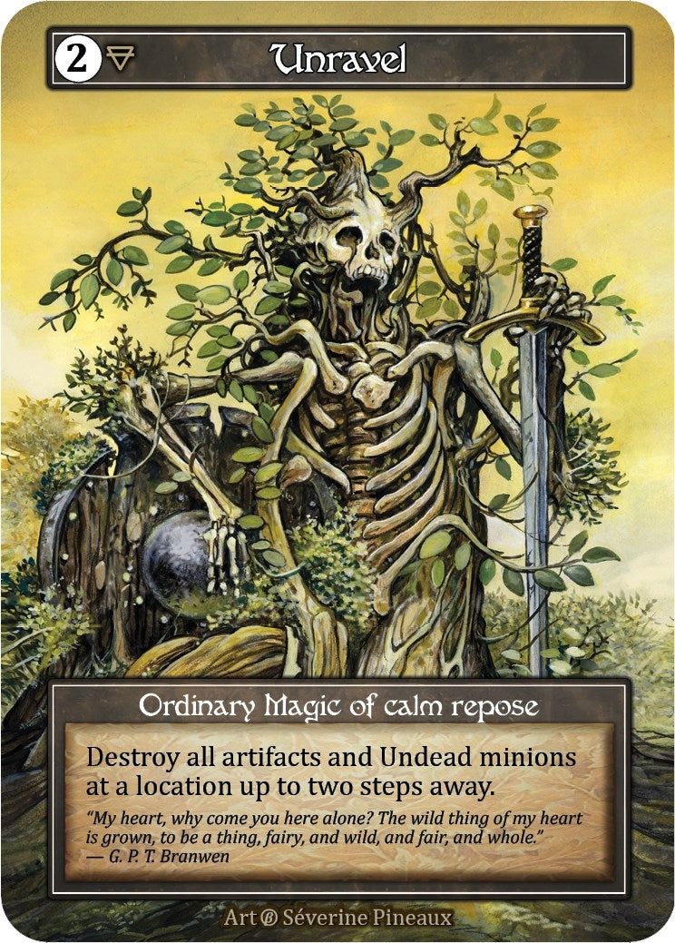 Image for Unravel (Foil) (Beta) - Sorcery: Contested Realm