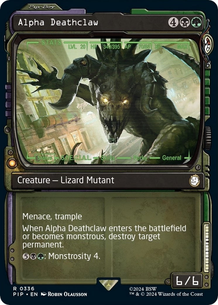 Image for Alpha Deathclaw (Showcase) (Universes Beyond: Fallout) (336) - Magic: The Gathering