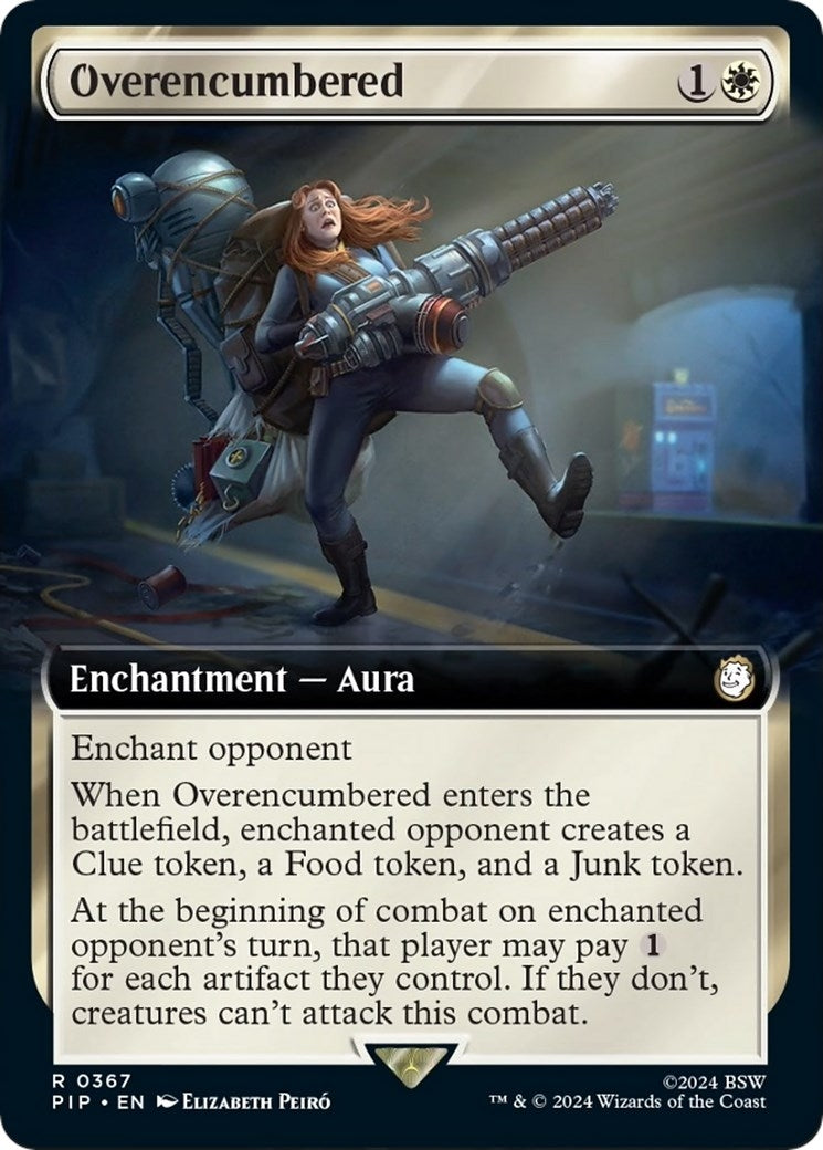 Image for Overencumbered (Extended Art) (Universes Beyond: Fallout) (367) - Magic: The Gathering