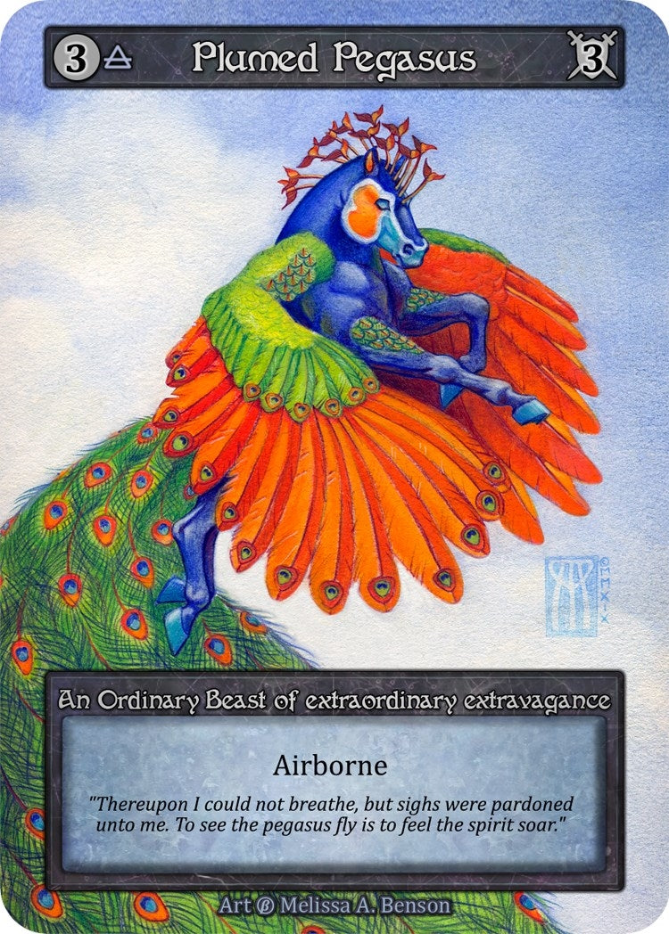 Image for Plumed Pegasus (Beta) - Sorcery: Contested Realm