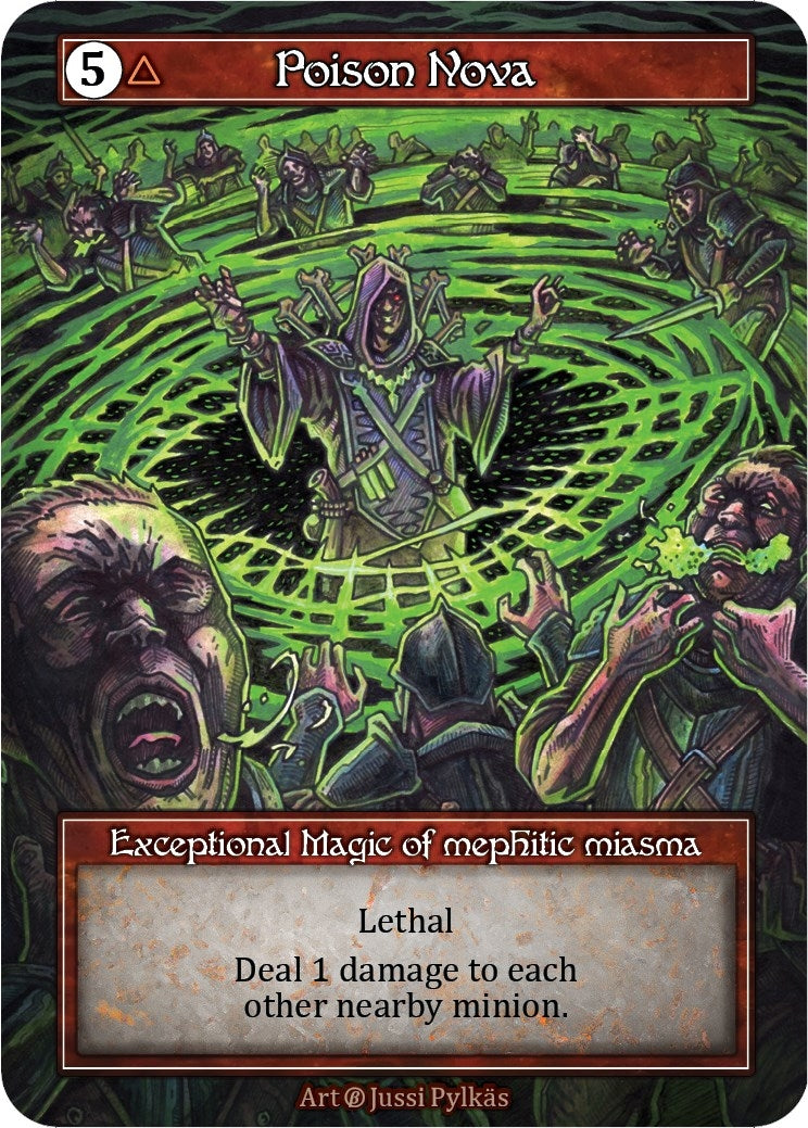 Image for Poison Nova (Foil) (Beta) - Sorcery: Contested Realm