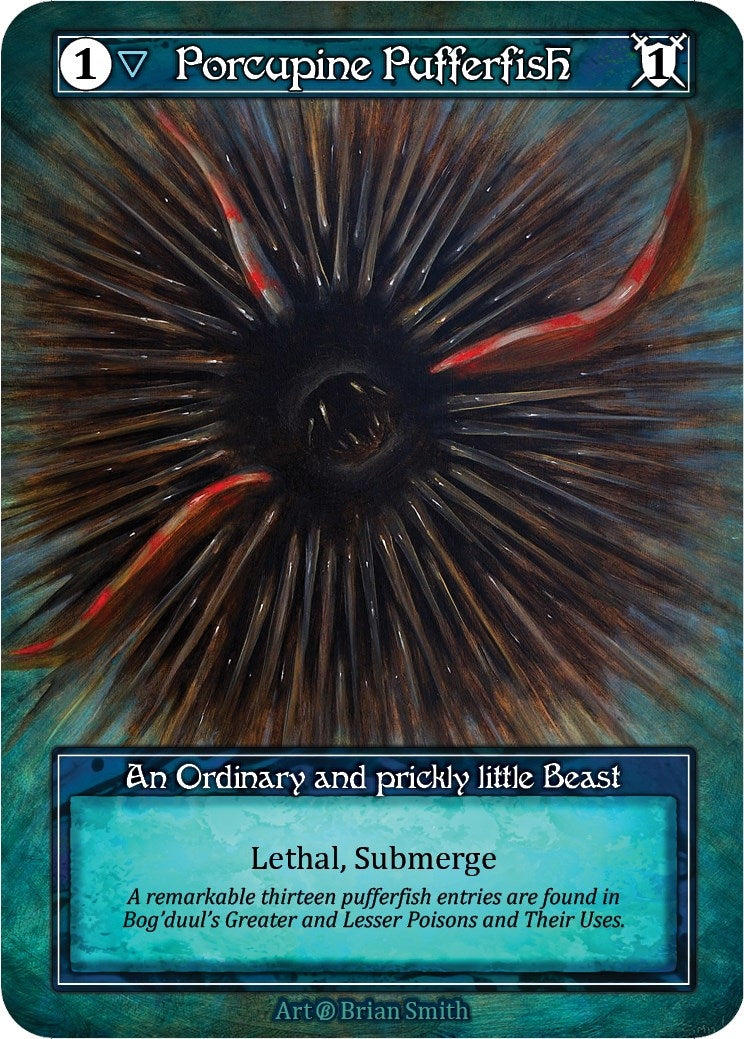 Image for Porcupine Pufferfish (Foil) (Beta) - Sorcery: Contested Realm