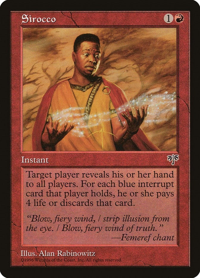Image for Sirocco (Mirage) - Magic: The Gathering