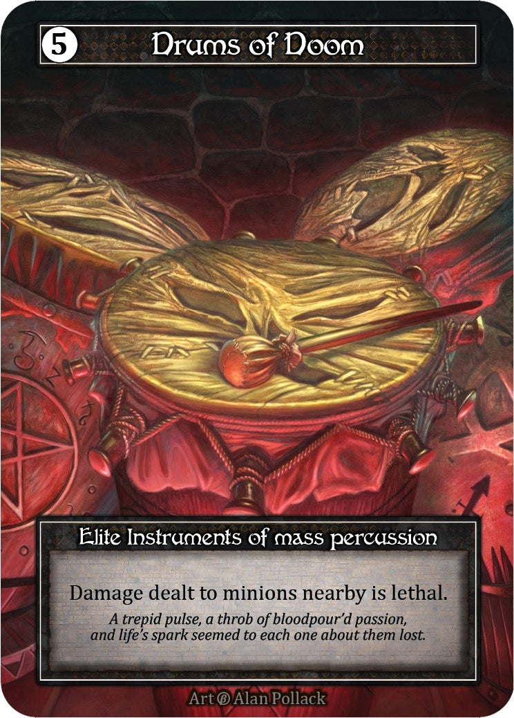 Image for Drums of Doom (Foil) (Beta) - Sorcery: Contested Realm