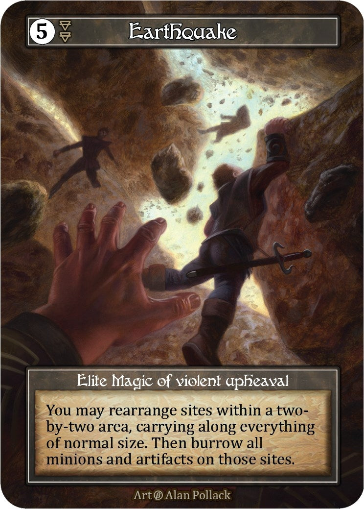 Image for Earthquake (Foil) (Beta) - Sorcery: Contested Realm