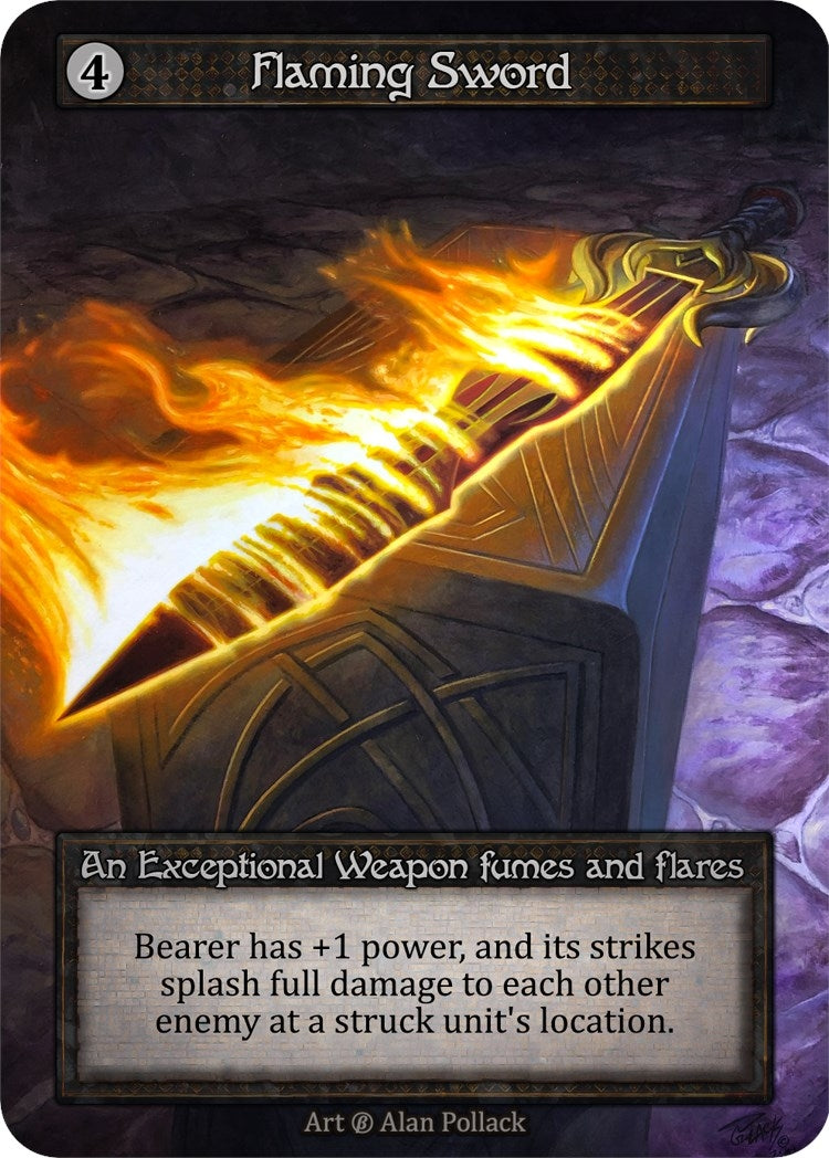 Image for Flaming Sword (Beta) - Sorcery: Contested Realm