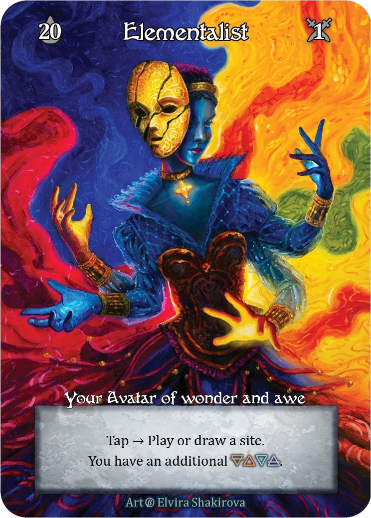 Image for Elementalist (Foil) (Beta) - Sorcery: Contested Realm