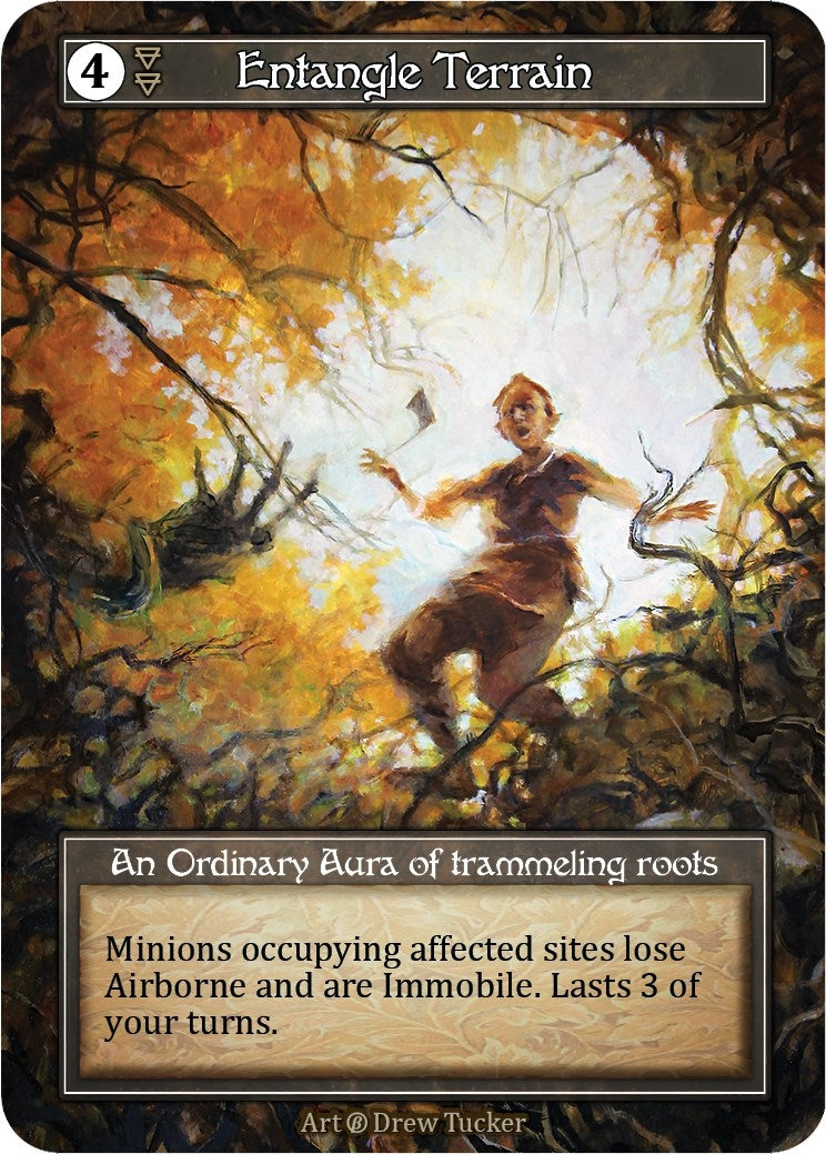 Image for Entangle Terrain (Foil) (Beta) - Sorcery: Contested Realm
