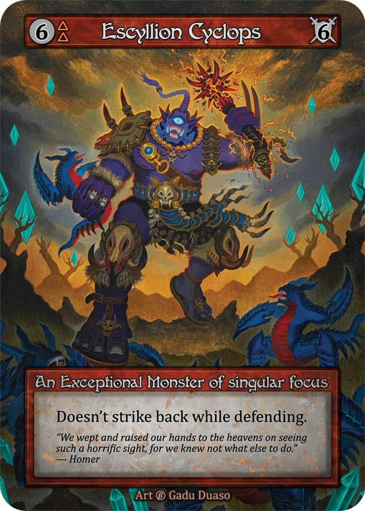 Image for Escyllion Cyclops (Beta) - Sorcery: Contested Realm