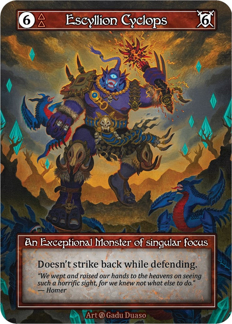Image for Escyllion Cyclops (Foil) (Beta) - Sorcery: Contested Realm