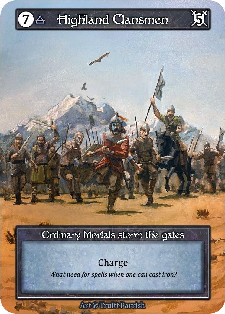 Image for Highland Clansmen (Foil) (Beta) - Sorcery: Contested Realm