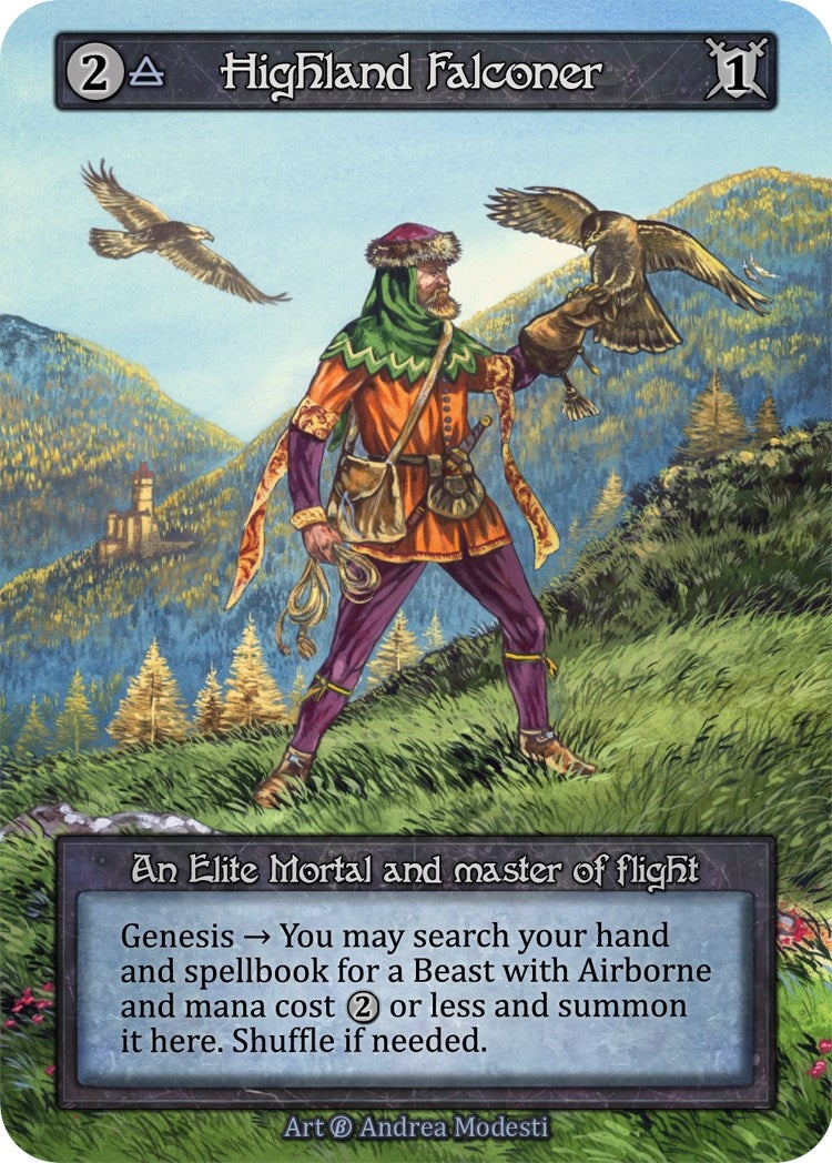 Image for Highland Falconer (Beta) - Sorcery: Contested Realm