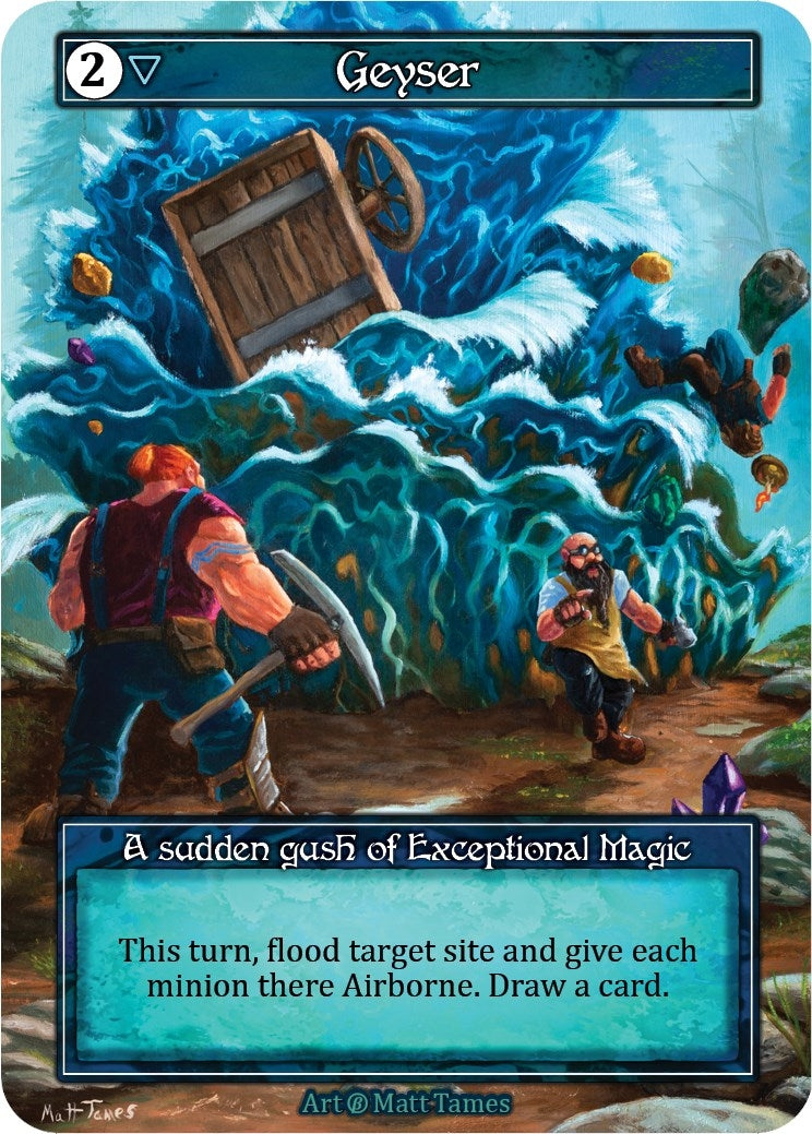 Image for Geyser (Foil) (Beta) - Sorcery: Contested Realm