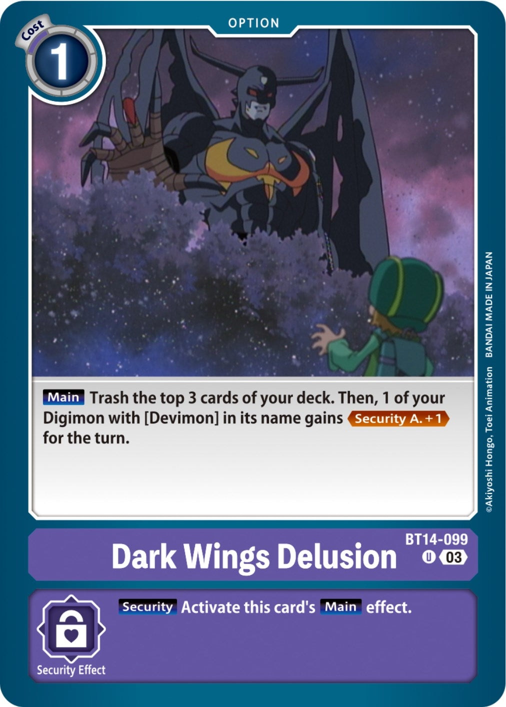 Image for Dark Wings Delusion (BT14) (14099)