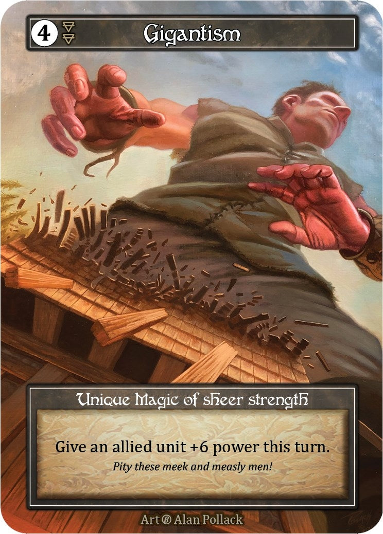 Image for Gigantism (Foil) (Beta) - Sorcery: Contested Realm