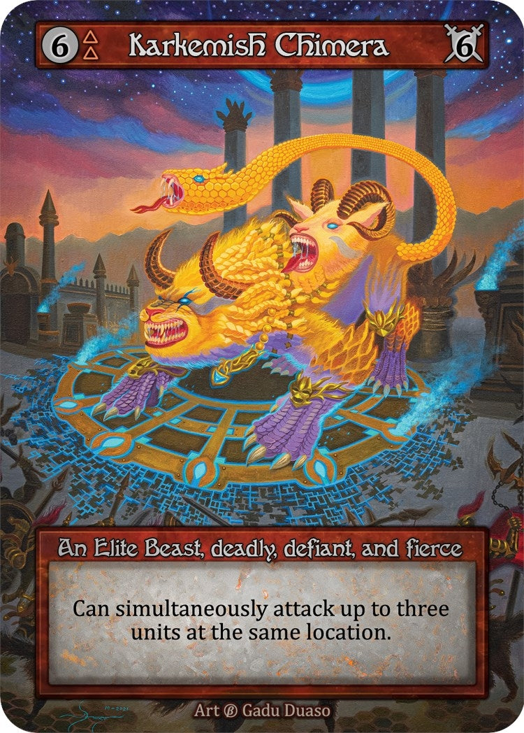 Image for Karkemish Chimera (Beta) - Sorcery: Contested Realm