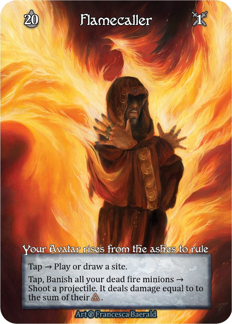 Image for Flamecaller (Foil) (Beta) - Sorcery: Contested Realm