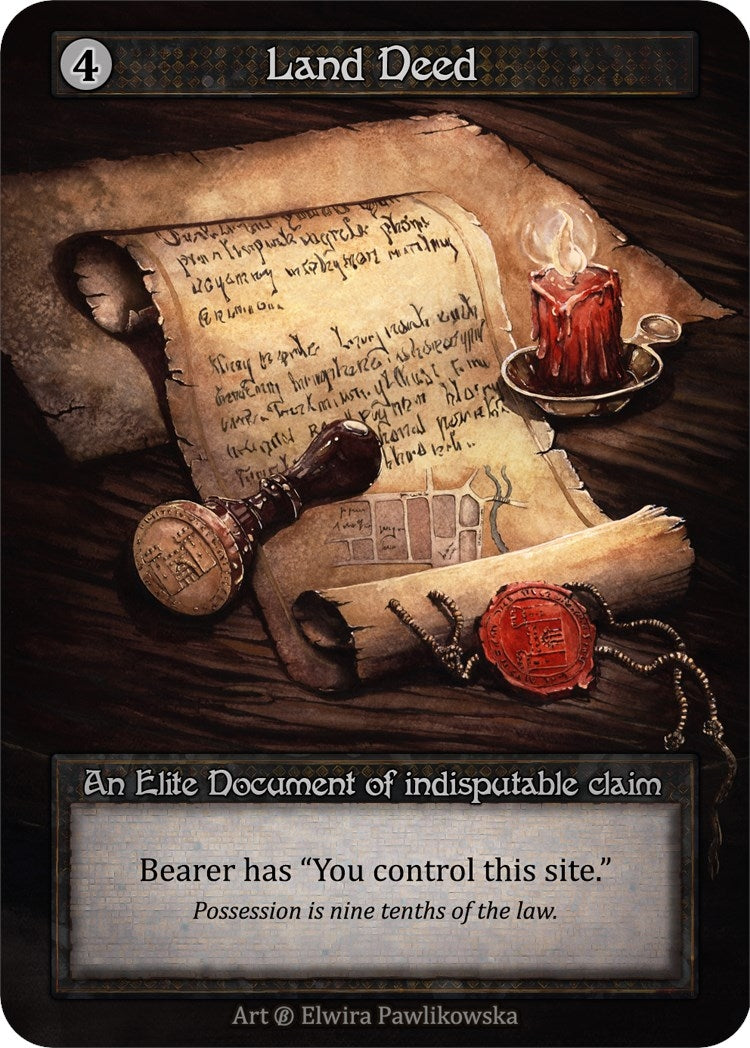 Image for Land Deed (Beta) - Sorcery: Contested Realm